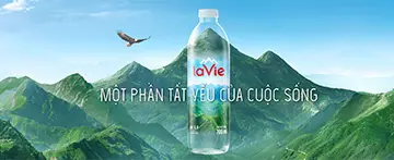 baner nước khoáng lavie