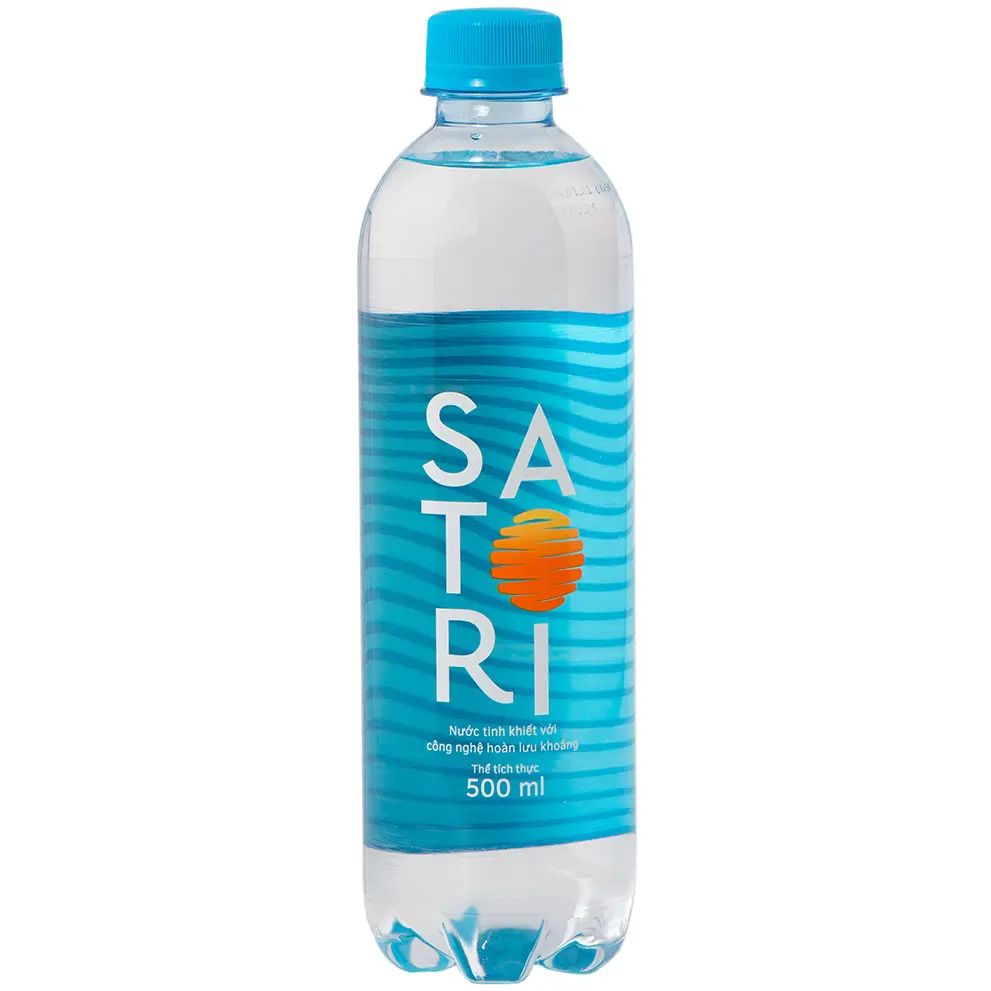 thùng nước satori chai 500ml
