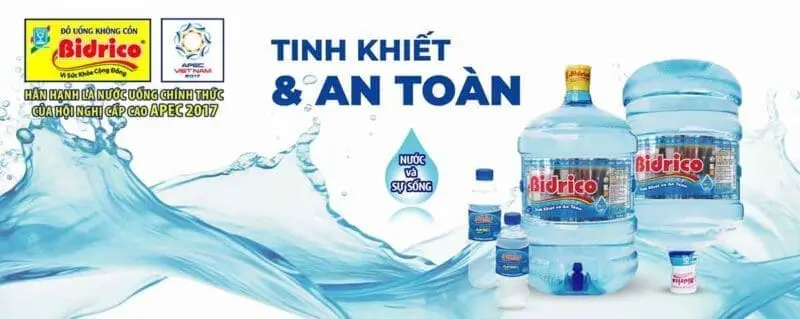 nước tinh khiết Bidrico