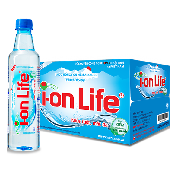thùng nước ion Life 450ml