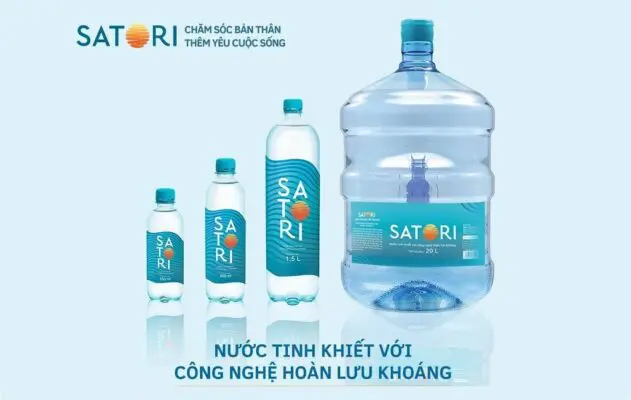 nước satori19l bình vòi