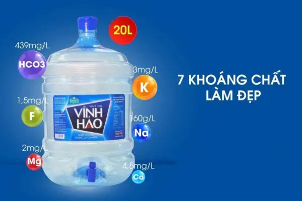 nước khoáng vĩnh hảo và 7 khoáng chất