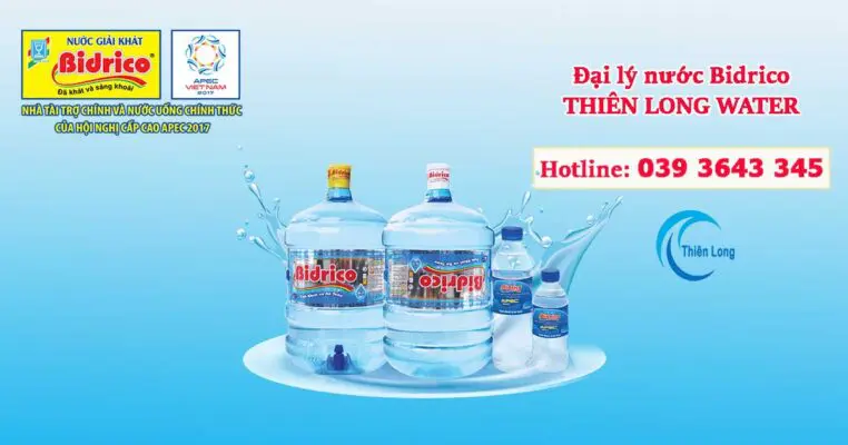 Đại lý giao nước Bidrico tại quận 8 giá tốt nhất
