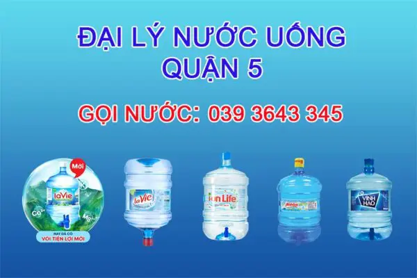 Đại lý giao nước uống quận 5