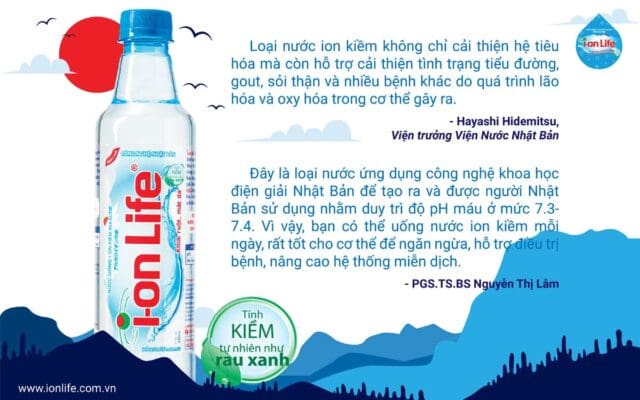 lợi ích của nước ion life