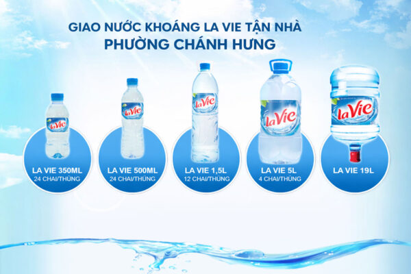 đại lý giao nước lavie phường chánh hưng