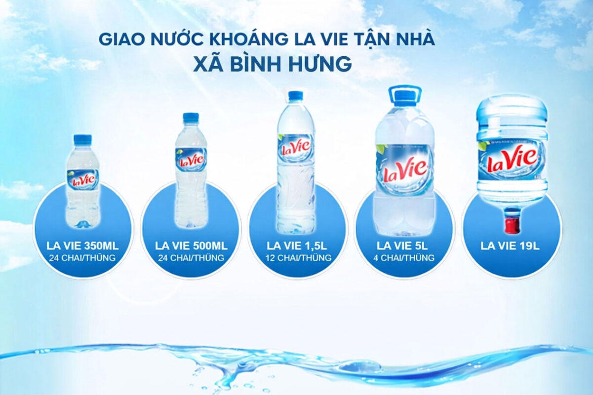 Đại lý giao nước Lavie xã Bình Hưng