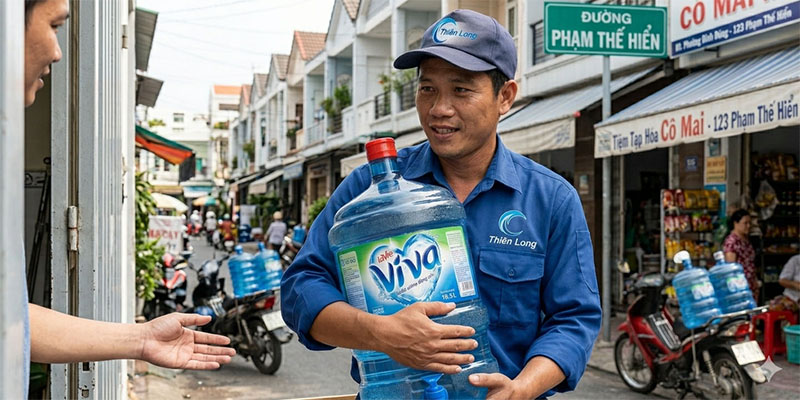 giao nước lavie phường bình đông